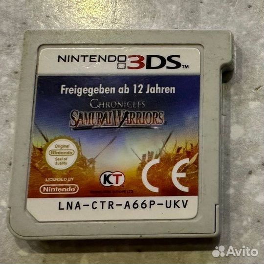 Картридж Chronicles Samurai Warriors Nintendo 3ds