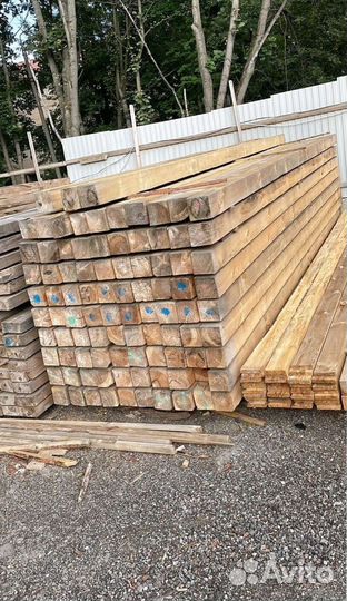 Брус обрезной 100х150х6000мм 1 сорт ГОСТ