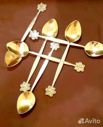 Чайные ложки из мельхиора СССР