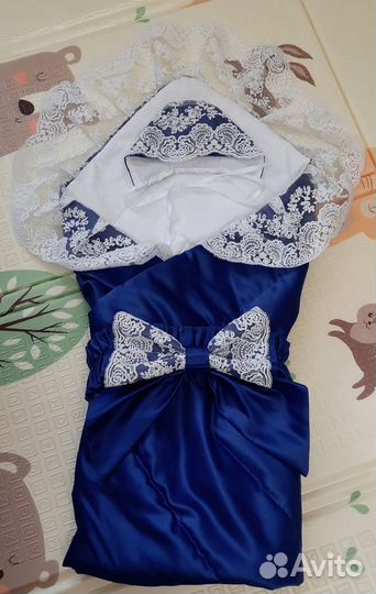 Конверт на выписку для мальчика Luxury Baby