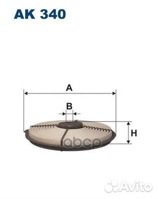 Фильтр воздушный filtron AK340 Filtron