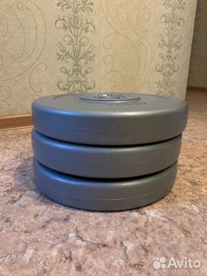 Спортивные блины с изогнутым грифом