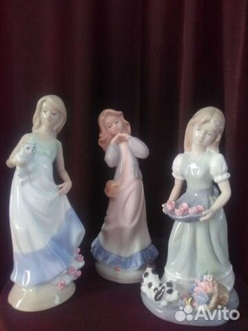 Статуэтки фарфоровые 