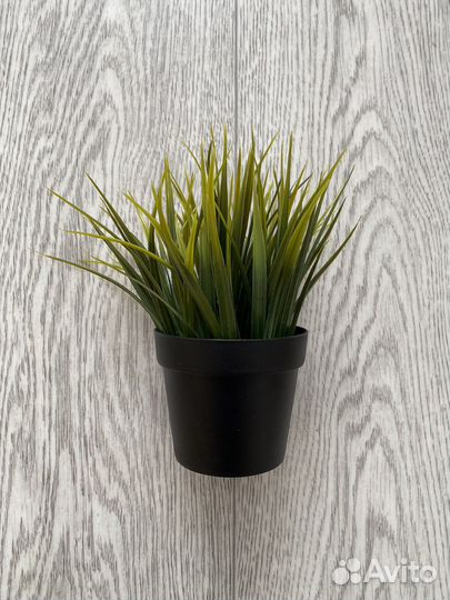 Искусственное растение трава икеа фейка