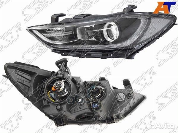 Фара hyundai elantra 16-18 LH с диодами