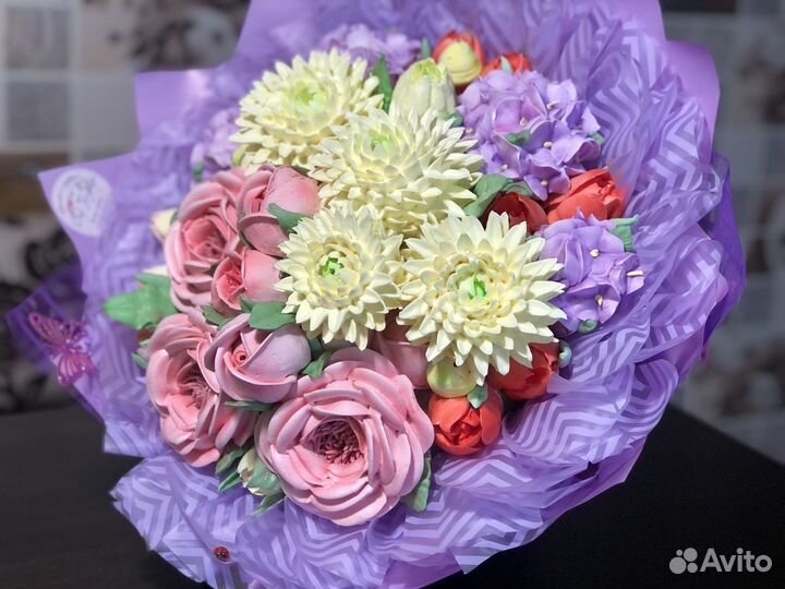 Букет из зефира