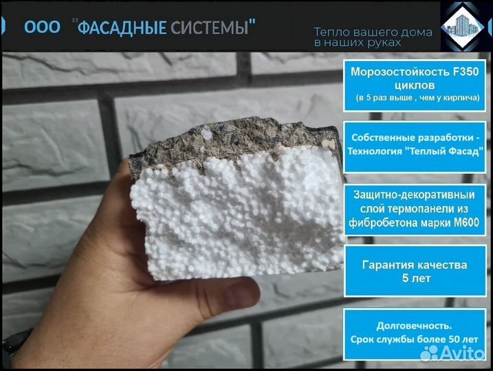 Термопанели - фасадный утеплитель