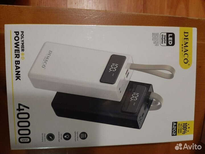 Внешний аккумулятор mivo MB-200/ 30000 Mah новый