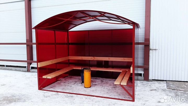 Беседка для курения. Курилка