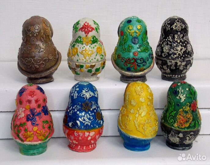 Фигурки матрёшки - Раскраски