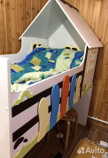 Детская кровать чердак
