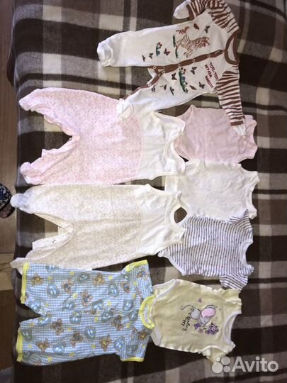 Детские вещи пакетом для девочек 62/68