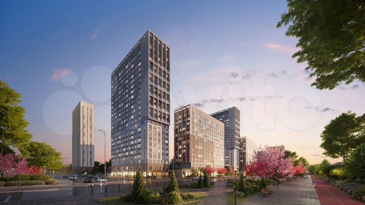 2-к. квартира, 45,4 м², 14/14 эт.