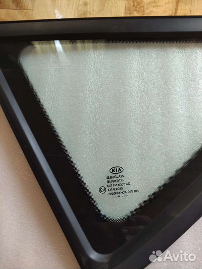 Стекло заднее левое Kia ceed форточка