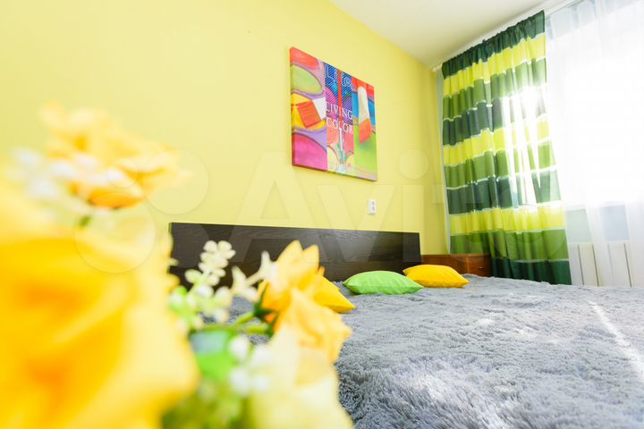 1-к. квартира, 42 м², 2 кровати