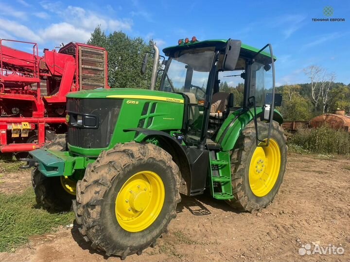 Трактор John Deere 6135B, 2019