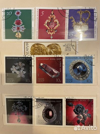 Марки СССР и других стран с 1970 года разные