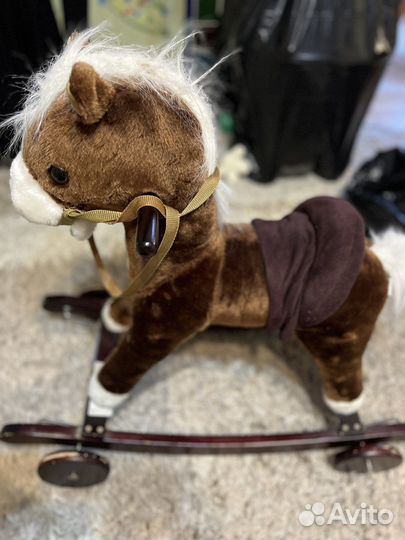 Качалка лошадь с музыкой