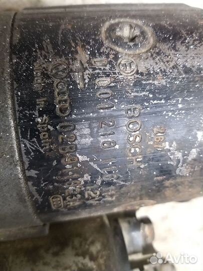 Стартер на volkswagen t4