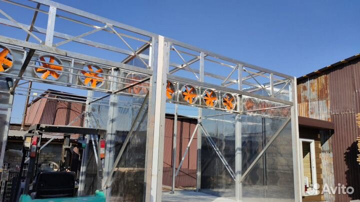 Сушильные камеры древесины - осевые вентиляторы