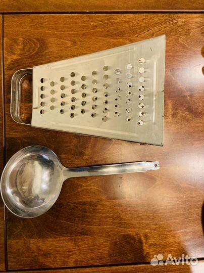 Набор кухонный терка и половник
