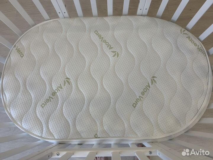 Детская кроватка трансформер круглая