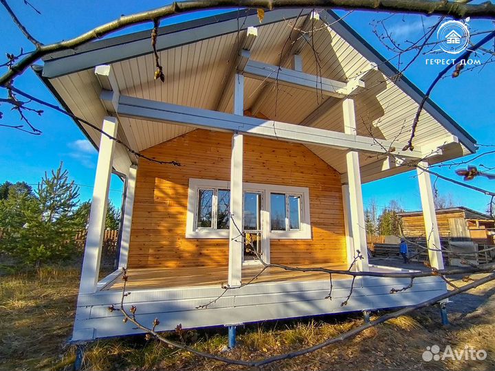 Дом из бруса 57,7м2