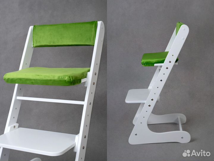 Белый растущий стул