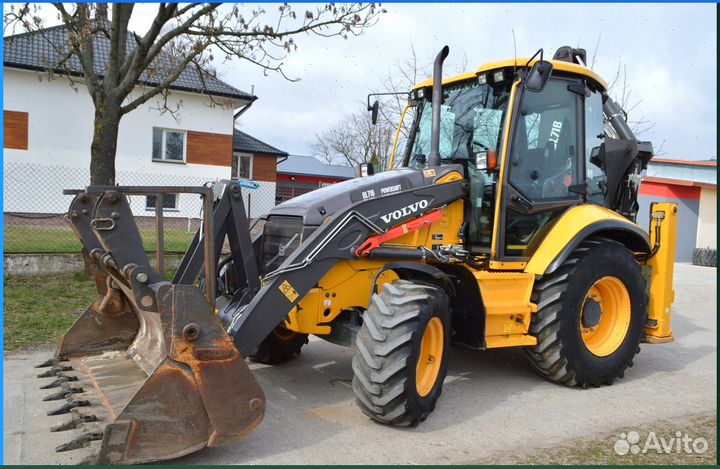 Закаленное стекло на экскаватор Volvo BL61 BL71