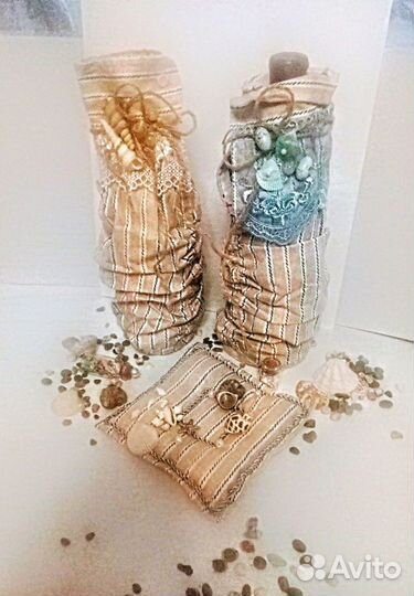 Свадебные аксессуары в морском стиле, новые, набор