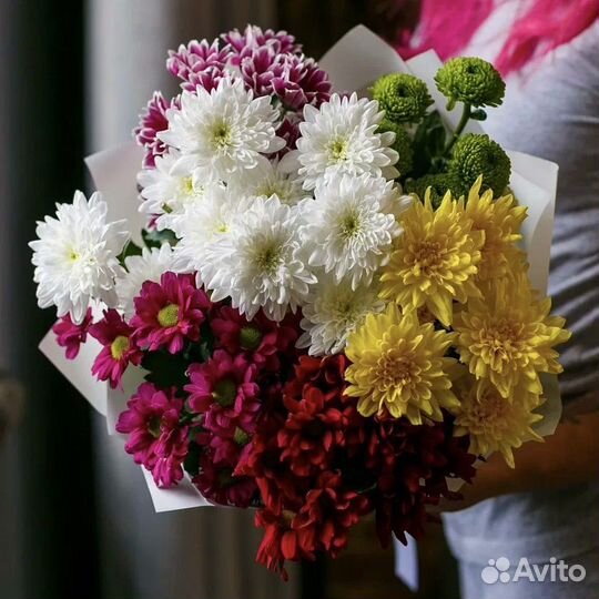 Букет хризантем