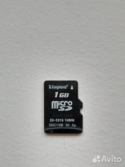 Адаптер карты памяти MicroSD и карта памяти 1 Gb