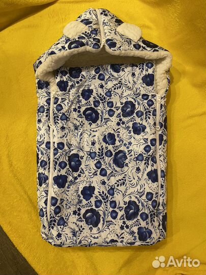 Зимний конверт в коляску