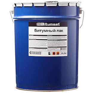 Лак битумный Bitumast 18 кг/21,5 л