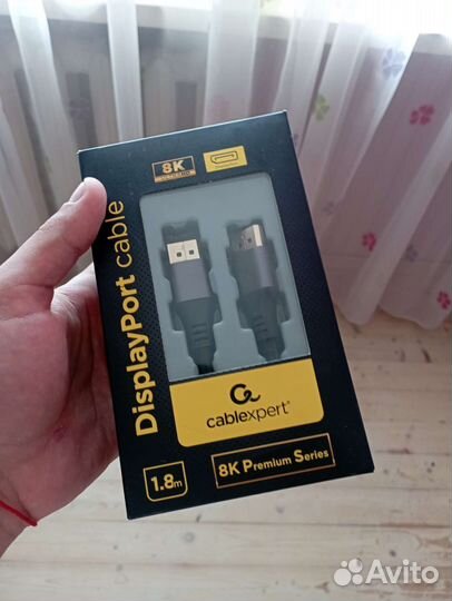 Кабель displayport - displayport cablexpert 8k