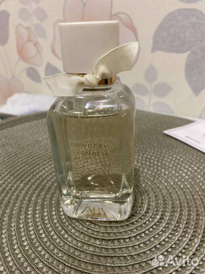 Парфюмерная вода zara, powdery magnolia, 100 мл