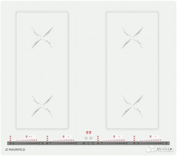 Варочная панель индукционная Maunfeld CVI594SB2BGA Inverter