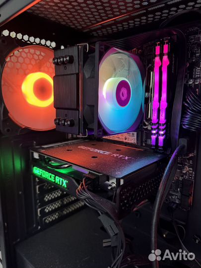 Игровой пк i3 12100f RTX 3050 16 gb
