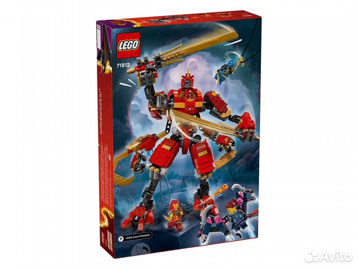 Lego Ninjago Лего 71812 Робот ниндзя-альпинист Кая