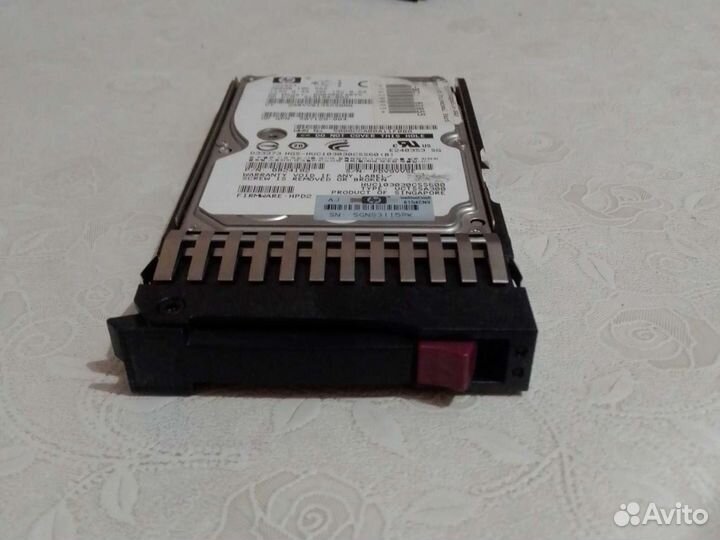 HDD для сервера SAS HP DG0300farvv 300GB 6G 10K