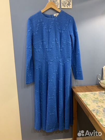 Платье синее