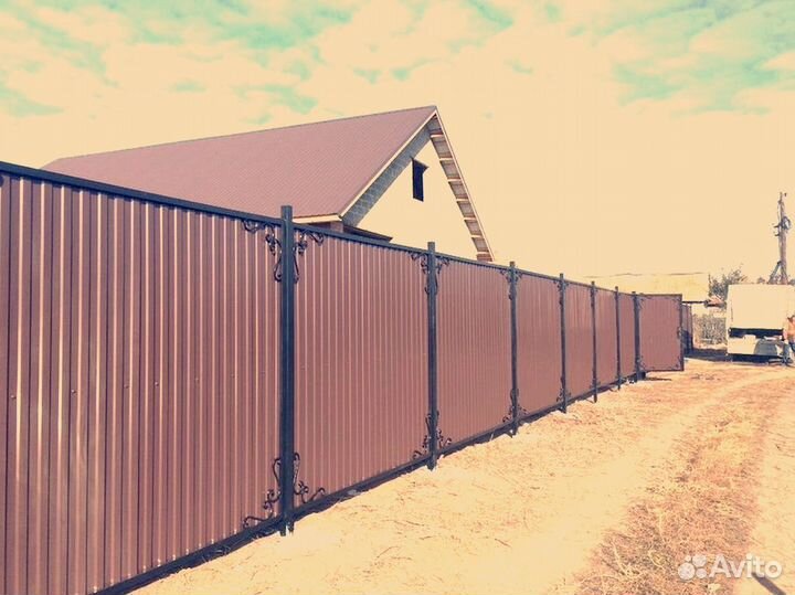 Забор из профлиста