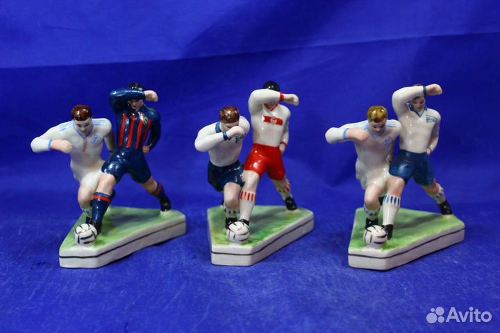 Редкая Фарфоровая статуэтка Спартак Динамо Футбол
