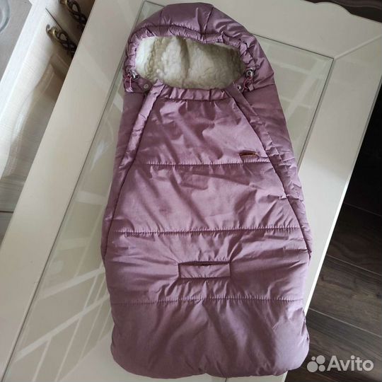 Конверт для новорожденного на овчине