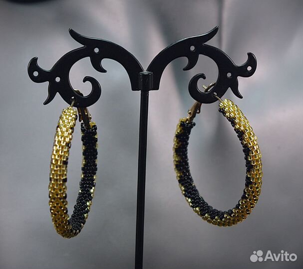 Серьги Конго нарядные
