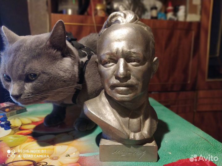 Бюсты, силумин, фарфор