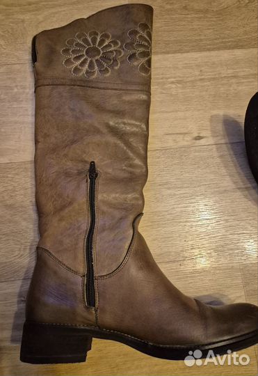 Сапоги женские натуральная кожа р.41
