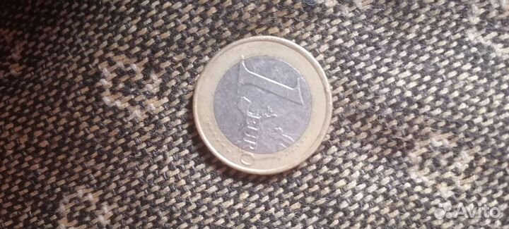 Монета 1 евро. 2008 год, Испания