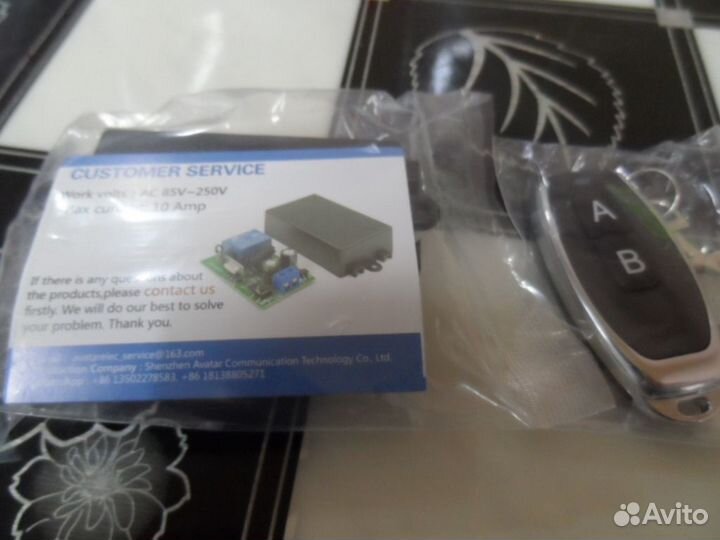 Радиоуправляемое реле 220В 10А 433мгц /1 канал