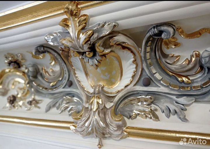 Золочение Лепнины